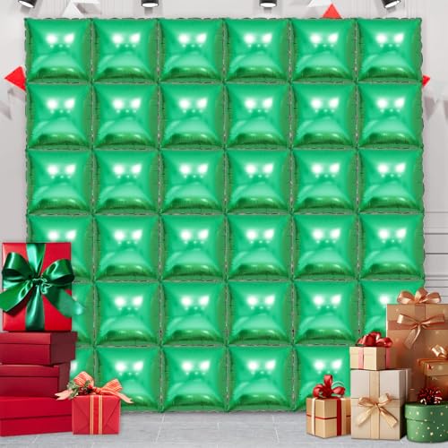 36 Stück XL Grüner Quadratischer Folienballon Wand Bildschirm Doppelseitig Quadratisch Ballon Bildschirm Tunnel Bogen Kit Mylar Quadratische Ballons für Baby Shower Abschlussball Geburtstag Party 36 Stück XL Grüner Quadratischer Folienballon Wand Bildschirm Doppelseitig Quadratisch Ballon Bildschirm Tunnel Bogen Kit Mylar Quadratische Ballons für Baby Shower Abschlussball Geburtstag Party von YiYou