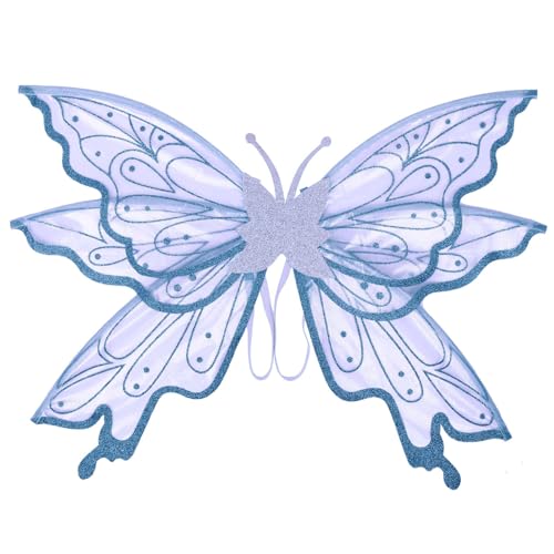 YiZYiF Glitzernde Feenflügel Für Erwachsene Mehrlagige Schmetterlingselfenflügel Kostümzubehör Für Geburtstagsfeiern Verkleidung Lila Einheitsgröße YiZYiF Glitzernde Feenflügel Für Erwachsene Mehrlagige Schmetterlingselfenflügel Kostümzubehör Für Geburtstagsfeiern Verkleidung Lila Einheitsgröße von YiZYiF