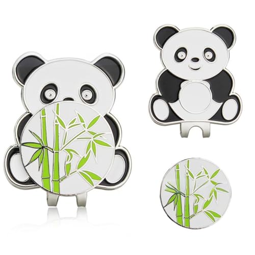 YiZYiF Golf Mark Green Ball Marker mit Pandamuster Mützenclip – Magnetischer Clip für Golfmützen Bambus Einheitsgröße YiZYiF Golf Mark Green Ball Marker mit Pandamuster Mützenclip – Magnetischer Clip für Golfmützen Bambus Einheitsgröße von YiZYiF