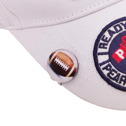 YiZYiF Golfzubehör Hutklammer Mark: Magnetisches Ballmarker Fürs Grün, Verbrauchbares Golf-ballmarkierungselement Rugby Einheitsgröße von YiZYiF