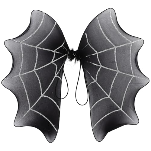 YiZYiF Halloween Fledermausflügel Vampirkostüm Flügel Spinnen Stirnband Halloween Cosplay Partyartikel Flügel A Einheitsgröße YiZYiF Halloween Fledermausflügel Vampirkostüm Flügel Spinnen Stirnband Halloween Cosplay Partyartikel Flügel A Einheitsgröße von YiZYiF