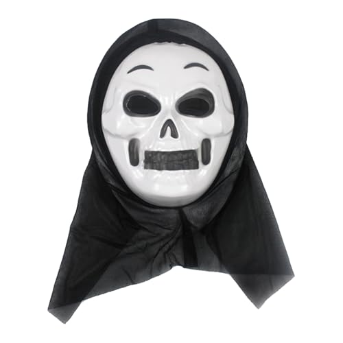 YiZYiF Halloween-Geistermaske Gruselige Totenkopfmasken Horror-Vollkopfmaske Cosplay-Requisiten Typ 3 One Size YiZYiF Halloween-Geistermaske Gruselige Totenkopfmasken Horror-Vollkopfmaske Cosplay-Requisiten Typ 3 One Size von YiZYiF