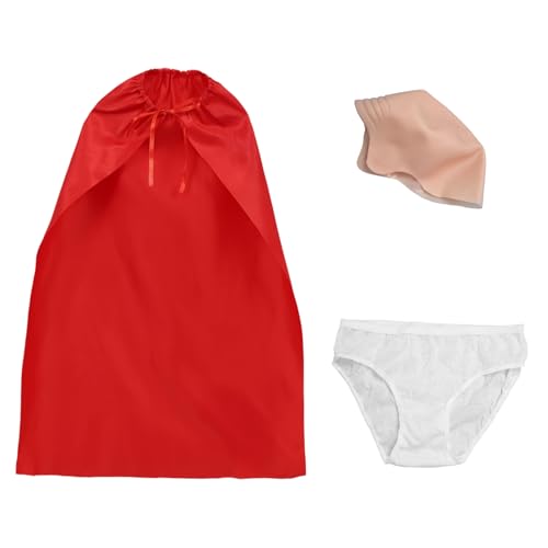 YiZYiF Halloween Held Umhang Schnürung Hexen Cape Halbmaske Einweg Shorts Für Themenparty Verkleidung Typ 2 Einheitsgröße von YiZYiF