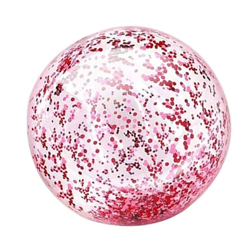 YiZYiF Strandbälle, 12'' 16'' Pailletten Strandbälle für Kinder, Poolspielzeug aufblasbarer Ball für Sommerpartys und Wasserspiele Rosenrot 2 One Size YiZYiF Strandbälle, 12'' 16'' Pailletten Strandbälle für Kinder, Poolspielzeug aufblasbarer Ball für Sommerpartys und Wasserspiele Rosenrot 2 One Size von YiZYiF