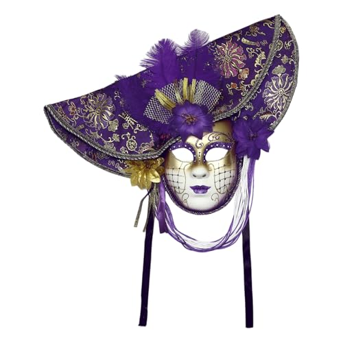 YiZYiF Übertriebene Venezianische Feder Karnevalsmaskerade Maske Halloween Cosplay Hochzeit Abschlussfeier Party Lila Einheitsgröße YiZYiF Übertriebene Venezianische Feder Karnevalsmaskerade Maske Halloween Cosplay Hochzeit Abschlussfeier Party Lila Einheitsgröße von YiZYiF