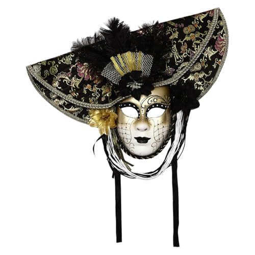 YiZYiF Übertriebene Venezianische Feder Karnevalsmaskerade Maske Halloween Cosplay Hochzeit Abschlussfeier Party Schwarz Einheitsgröße YiZYiF Übertriebene Venezianische Feder Karnevalsmaskerade Maske Halloween Cosplay Hochzeit Abschlussfeier Party Schwarz Einheitsgröße von YiZYiF