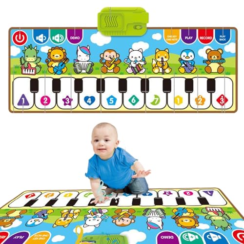 Yianyal Floor Piano Matte, Klaviermatte | Spielen Floor Piano Matte - Mädchenentwicklung Elektronischer Teppich mit Instrumenten Effekte interaktiv für den Kindergarten, Reisen Yianyal Floor Piano Matte, Klaviermatte | Spielen Floor Piano Matte - Mädchenentwicklung Elektronischer Teppich mit Instrumenten Effekte interaktiv für den Kindergarten, Reisen von Yianyal