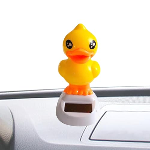 Yianyal Gelbe Entenauto -Armaturenbrettdekor, Solar angetriebener Tanzende Ente | Gelbe Entenauto -Armaturenbrettdekorationen | Schöne Tierfiguren Spielzeughäntelpuppe für Landschaftszubehör Yianyal Gelbe Entenauto -Armaturenbrettdekor, Solar angetriebener Tanzende Ente | Gelbe Entenauto -Armaturenbrettdekorationen | Schöne Tierfiguren Spielzeughäntelpuppe für Landschaftszubehör von Yianyal