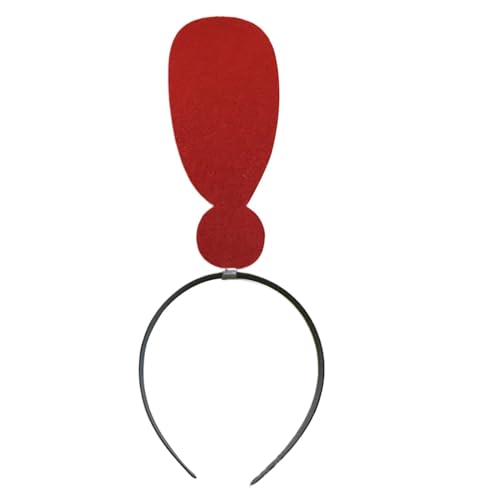 Yianyal Halloween Kopfbedeckung - Lustiges Ausrufezeichen Pfeilspitze Haarband - Neuheit Haarschmuck für Fotokabinen Requisiten Party Supplies von Yianyal