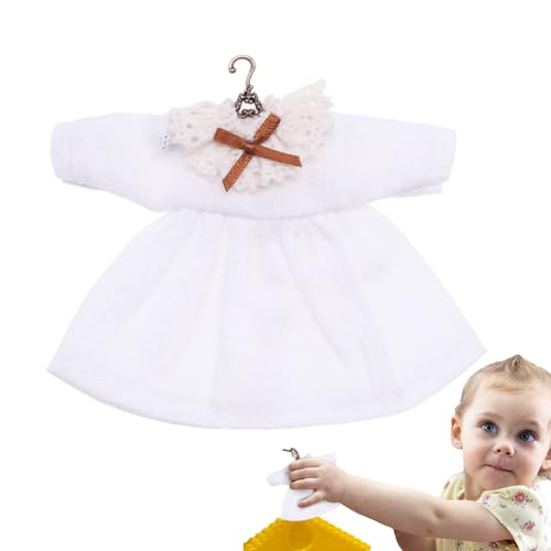 Yianyal Kleine Puppenkleidung – Puppenhaus-Kleid, Miniatur-Kleid-Outfits für Plüschtiere, kleine Hauskleidung, Kostüme von Yianyal