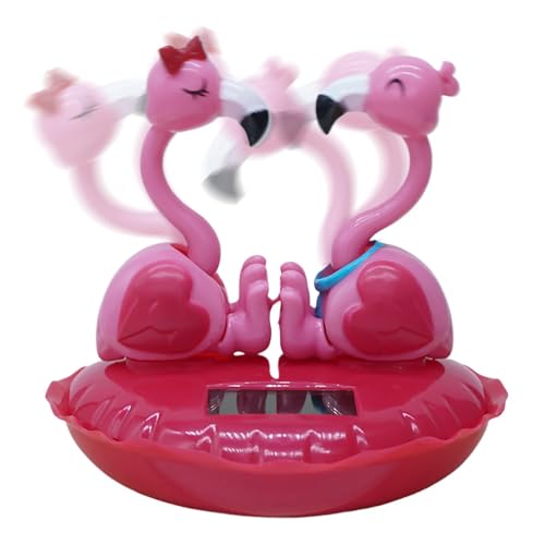 Yianyal Solarbetriebener Tanzender Flamingo,Solar-Wackelkopf-Flamingo - Armaturenbrett-Wackelkopfspielzeug - Valentinstag-Auto-Armaturenbrett-Schüttelkopf-Dekoration, Desktop-Armaturenbrett-Ornament Yianyal Solarbetriebener Tanzender Flamingo,Solar-Wackelkopf-Flamingo - Armaturenbrett-Wackelkopfspielzeug - Valentinstag-Auto-Armaturenbrett-Schüttelkopf-Dekoration, Desktop-Armaturenbrett-Ornament von Yianyal