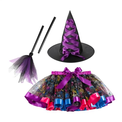 Yidueace Hexenrock kurz,3-teiliges Kostüm-Anziehset - Kostüm-Verkleidung, Hexenrock für Frauen Halloween, Halloween-Kostümrock, für Kostümpartys Yidueace Hexenrock kurz,3-teiliges Kostüm-Anziehset - Kostüm-Verkleidung, Hexenrock für Frauen Halloween, Halloween-Kostümrock, für Kostümpartys von Yidueace