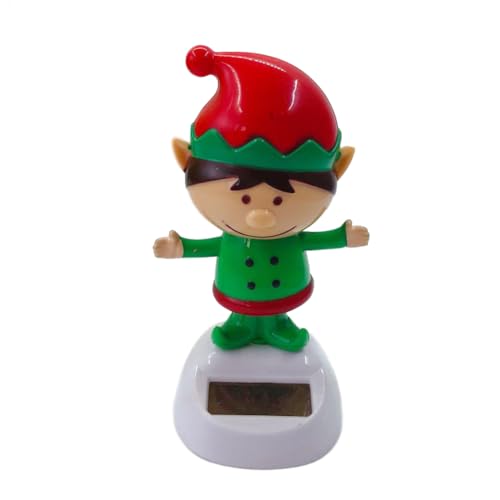 Yidueace Weihnachts-Armaturenbrett-Dekorationen - Weihnachtsauto-Dekorationen Solar-Spielzeug-Puppe - Niedliche Auto-Armaturenbrett-Ornamente, Auto-schwingendes Tanzspielzeug, Auto-Ornament-Zubehör Yidueace Weihnachts-Armaturenbrett-Dekorationen - Weihnachtsauto-Dekorationen Solar-Spielzeug-Puppe - Niedliche Auto-Armaturenbrett-Ornamente, Auto-schwingendes Tanzspielzeug, Auto-Ornament-Zubehör von Yidueace