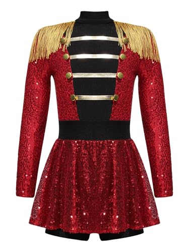 Yiesvsov Bambina Bodysuit Von Domatrice Circa Mit Quasten Mädchen Band Kostüm Halloween Karneval Bühnenperformance Kostüm Rot 170-176 Yiesvsov Bambina Bodysuit Von Domatrice Circa Mit Quasten Mädchen Band Kostüm Halloween Karneval Bühnenperformance Kostüm Rot 170-176 von Yiesvsov