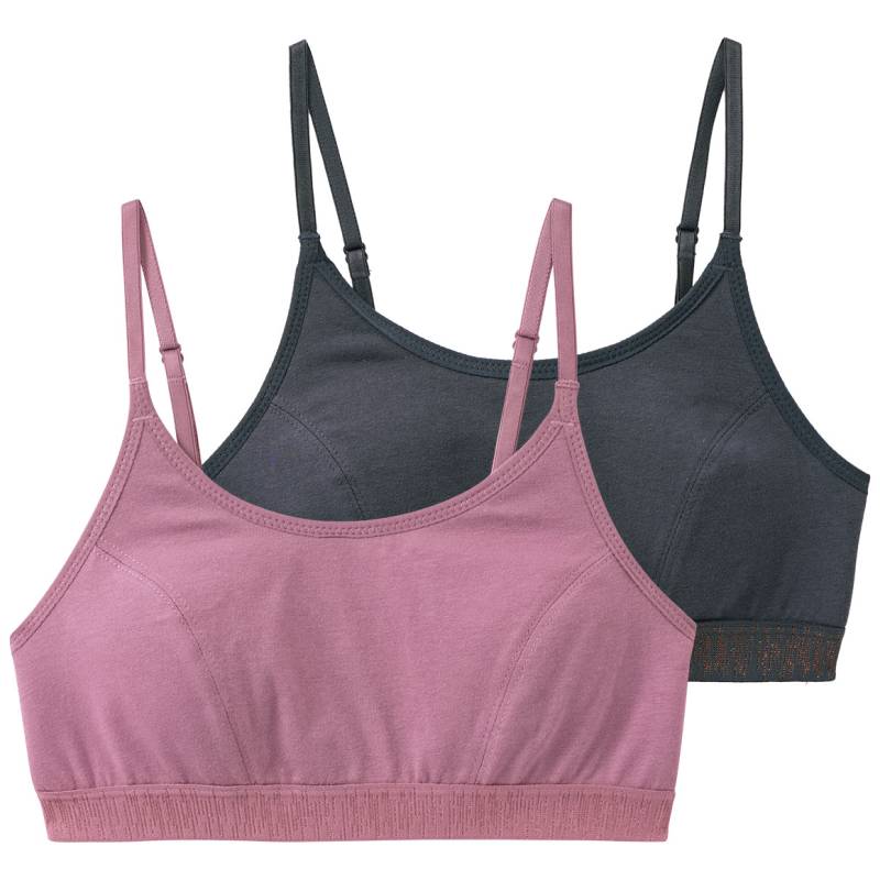 2 Mädchen Bustiers mit Glitzerbund 2 Mädchen Bustiers mit Glitzerbund von Yigga