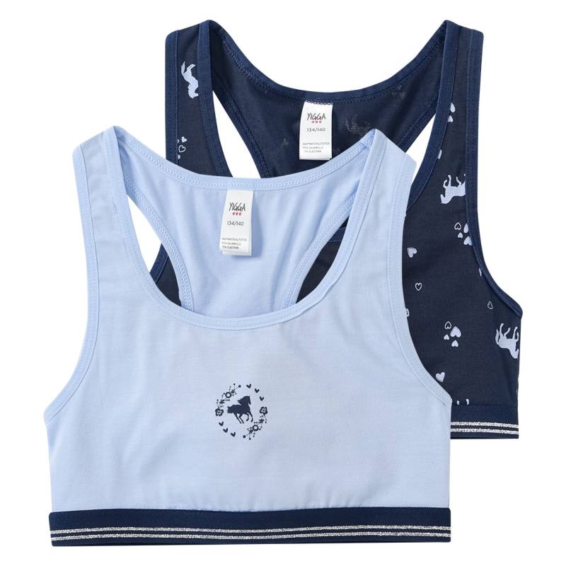 2 Mädchen Bustiers mit Pferde-Motiven von Yigga