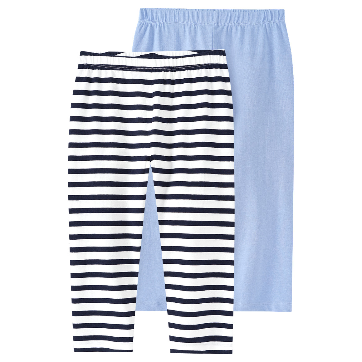 2 Mädchen Capri-Leggings im Basic-Look 2 Mädchen Capri-Leggings im Basic-Look von Yigga
