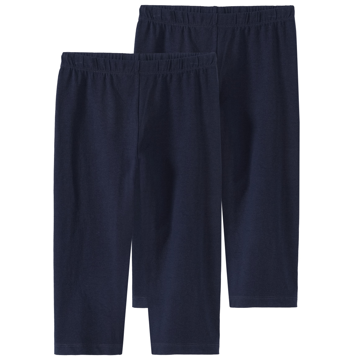 2 Mädchen Capri-Leggings im Basic-Look von Yigga