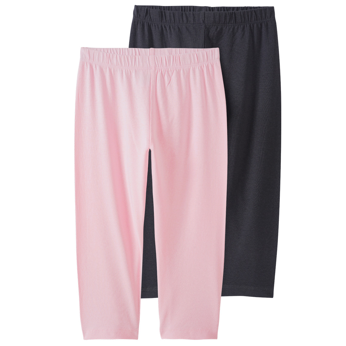 2 Mädchen Capri-Leggings im Basic-Look von Yigga