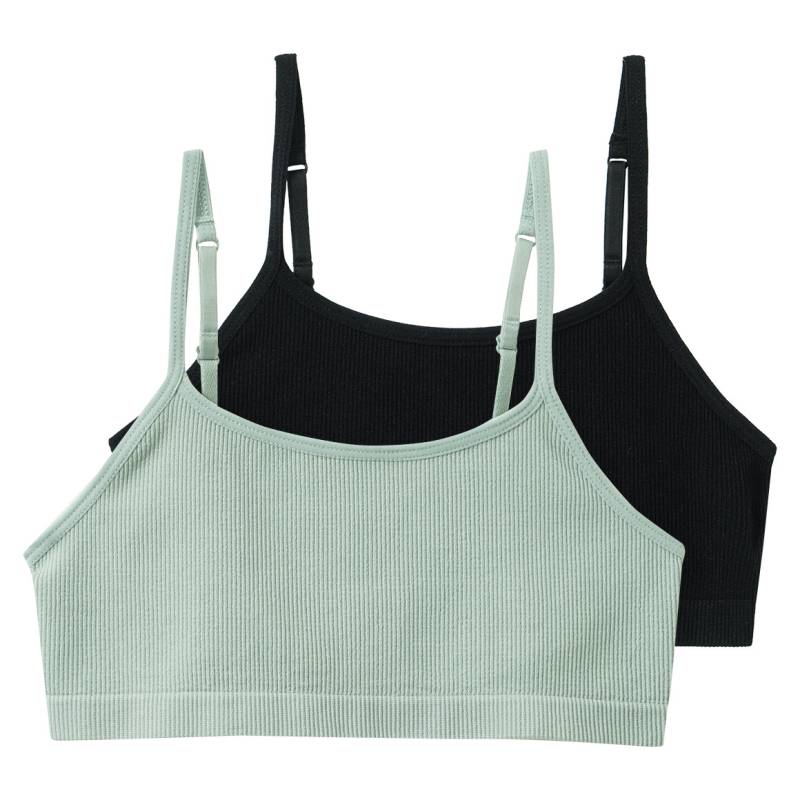 2 Mädchen Seamless-Bustiers mit Rippstruktur 2 Mädchen Seamless-Bustiers mit Rippstruktur von Yigga