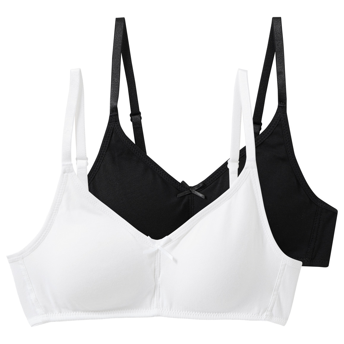 2 Mädchen Soft-Bustiers mit wattierten Cups 2 Mädchen Soft-Bustiers mit wattierten Cups von Yigga