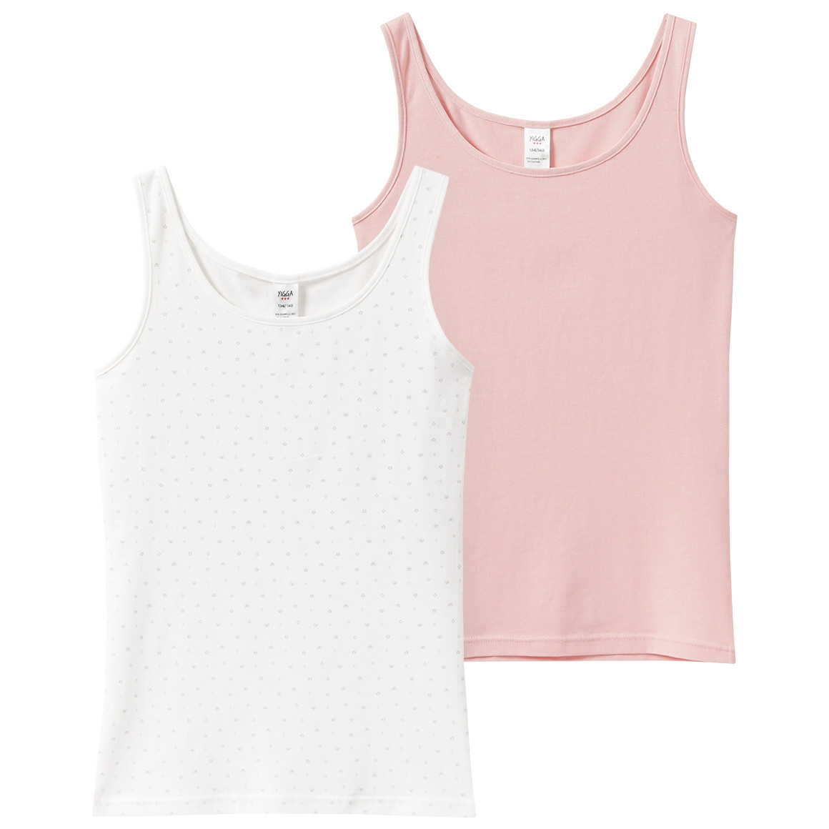 2 Mädchen Unterhemden im Set von Yigga