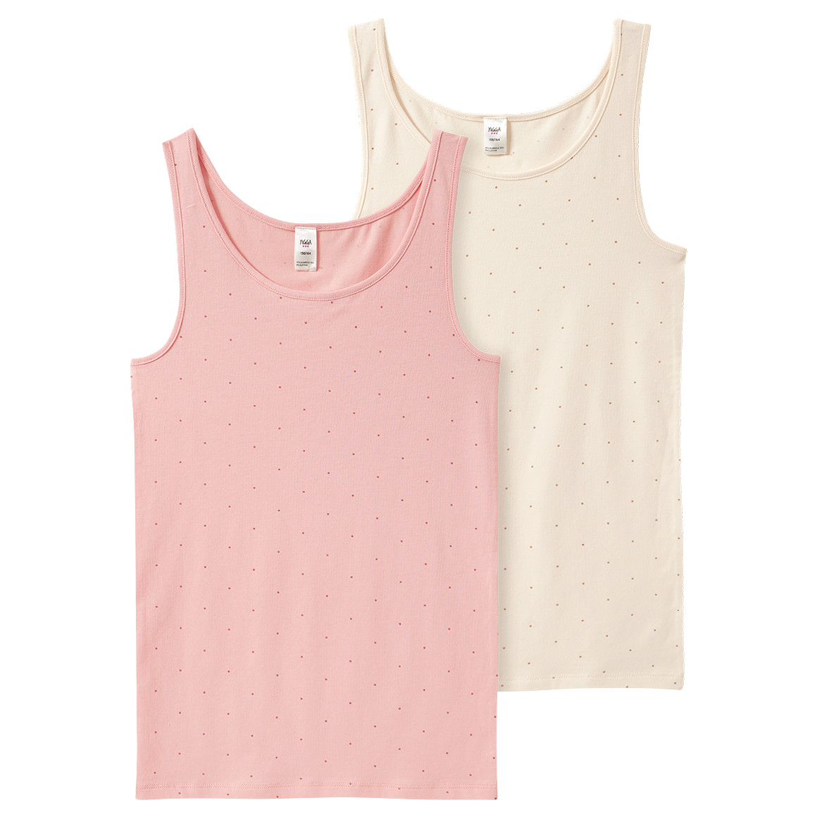 2 Mädchen Unterhemden im Set von Yigga