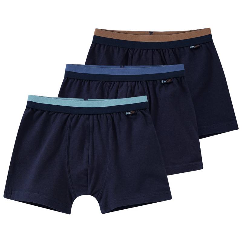 3 Jungen Boxer unifarben von Yigga