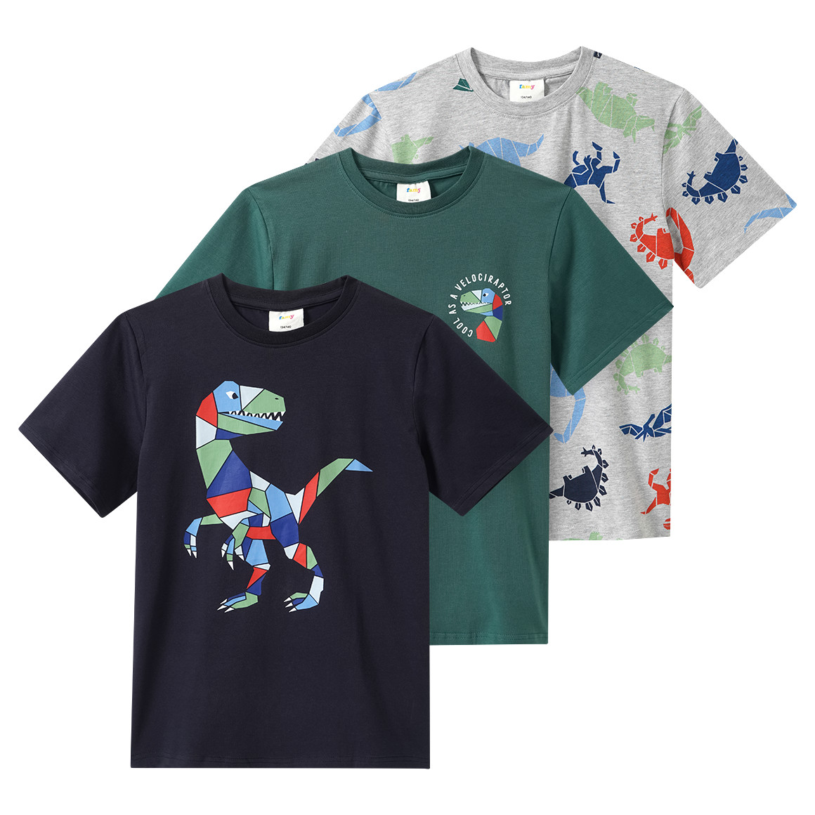 3 Jungen T-Shirts mit Prints von Yigga