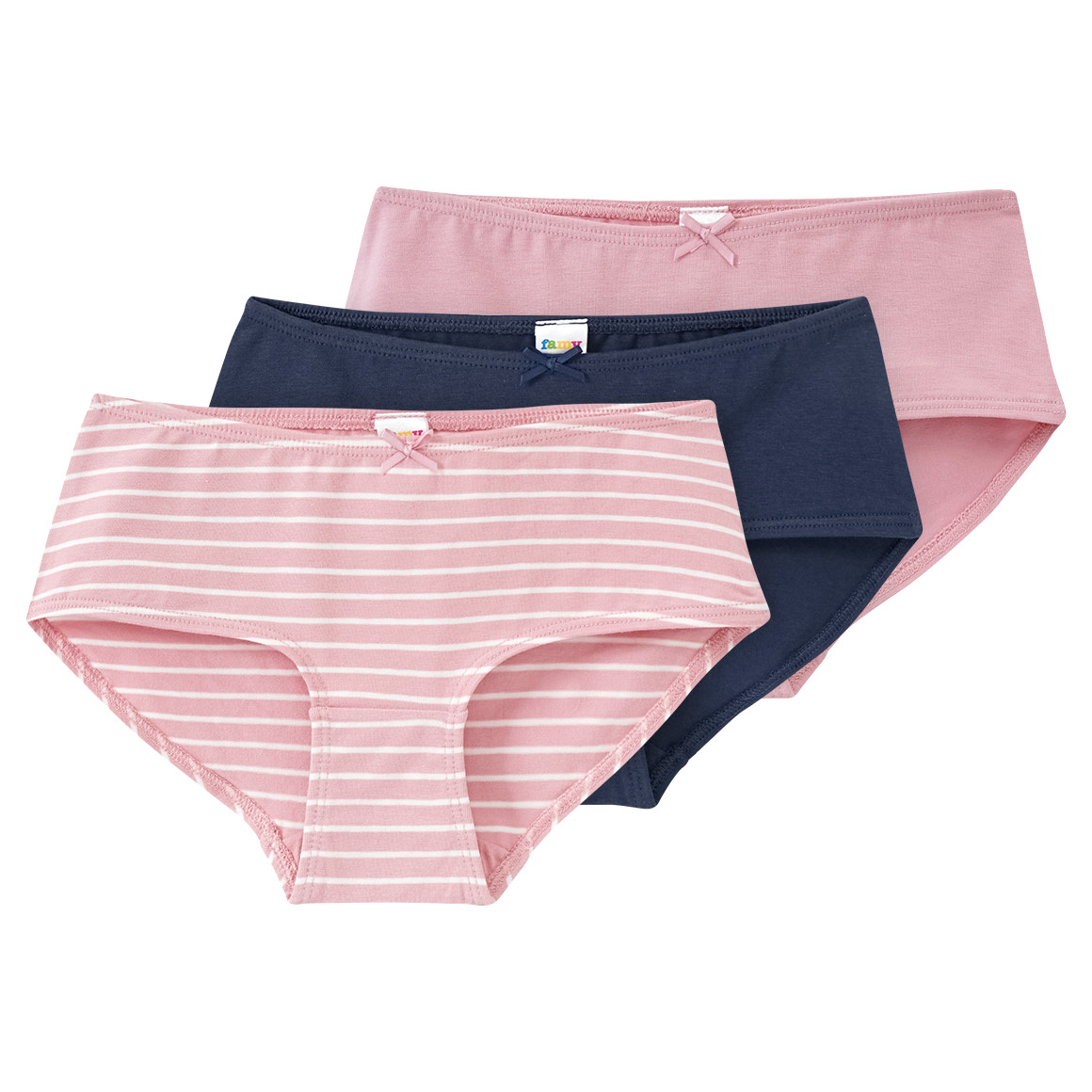 3 Mädchen Pantys aus Bio-Baumwolle von Yigga
