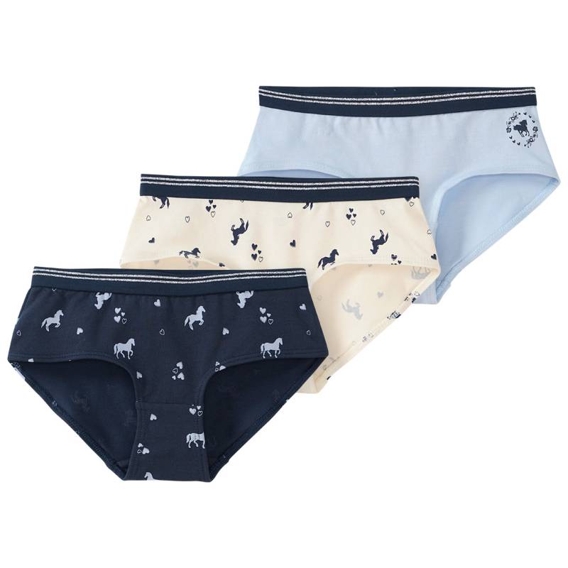 3 Mädchen Pantys mit Pferde-Motiven von Yigga