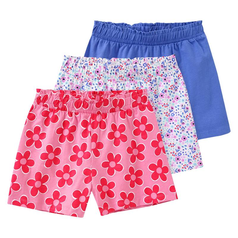 3 Mädchen Shorts mit bunten Motiven von Yigga