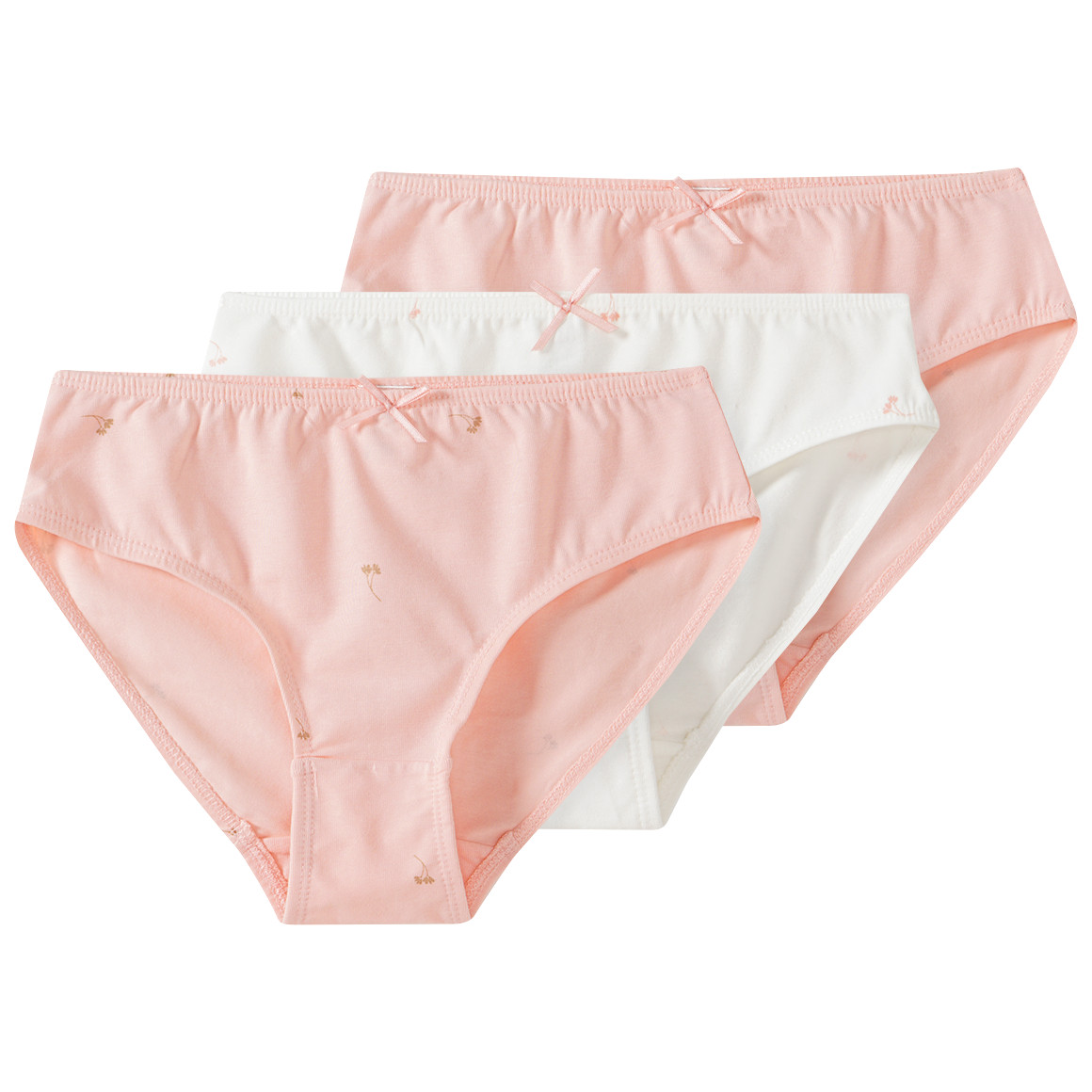 3 Mädchen Slips mit Bio-Baumwolle von Yigga