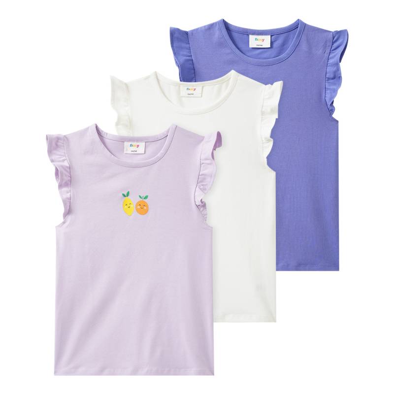 3 Mädchen T-Shirts mit Flügelärmeln von Yigga