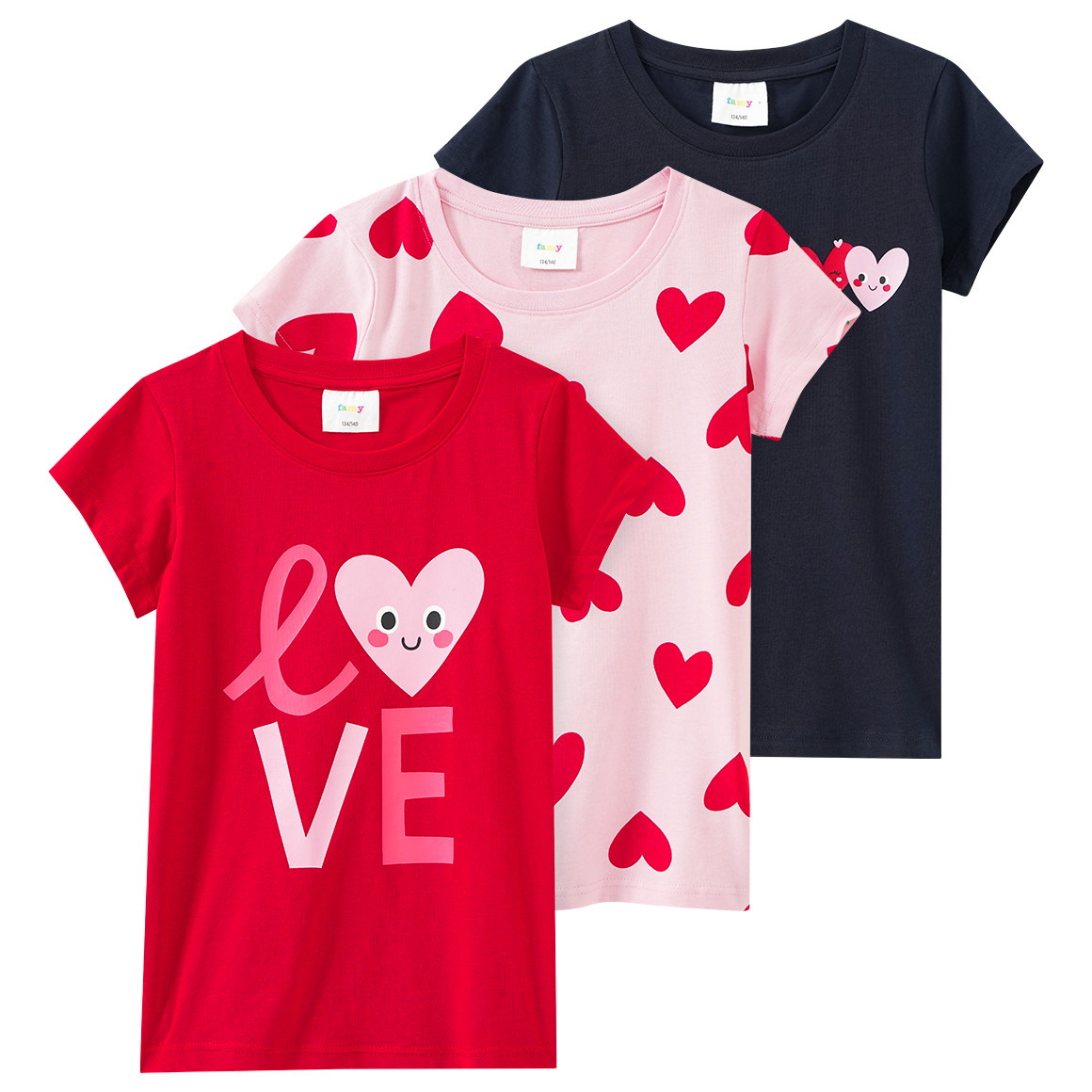 3 Mädchen T-Shirts mit Prints von Yigga