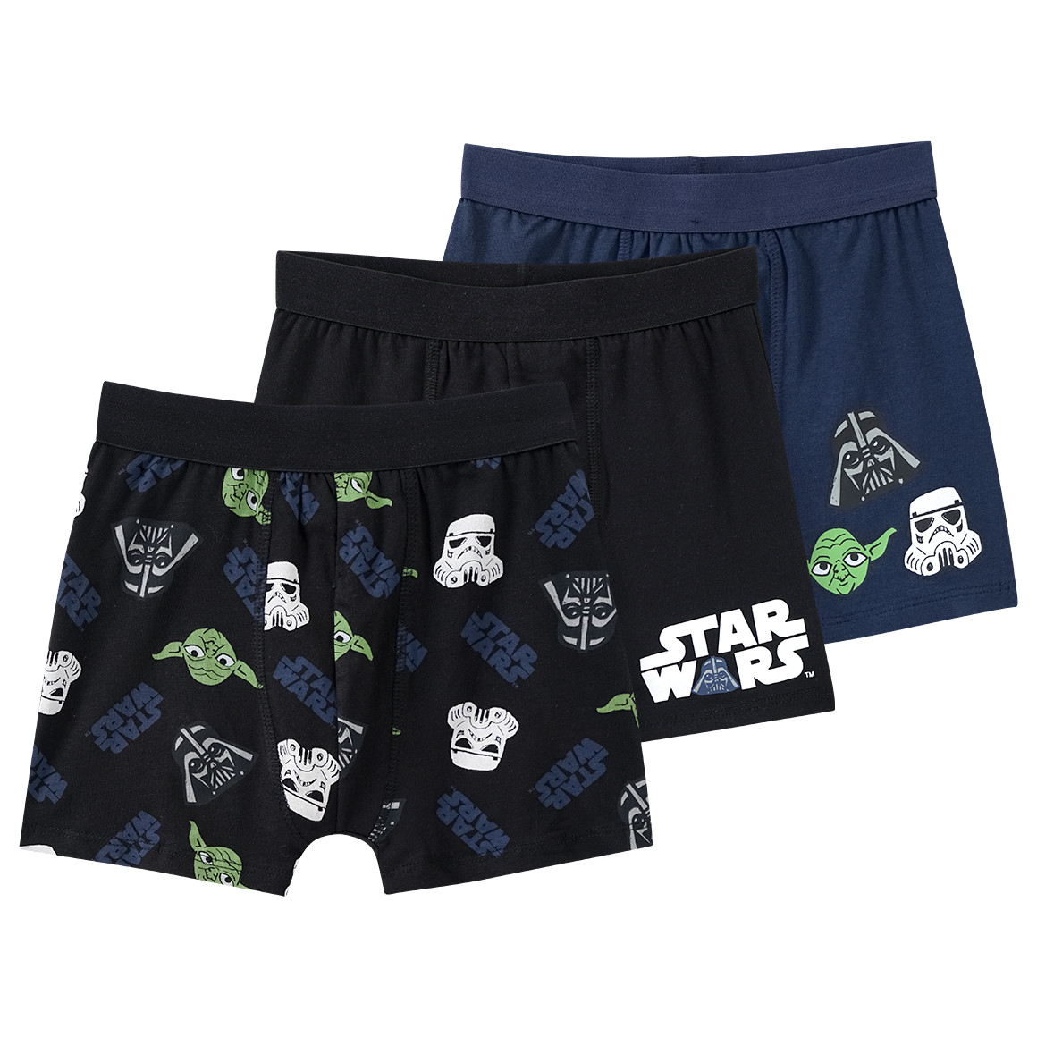 3 Star Wars Boxer in verschiedenen Dessins 3 Star Wars Boxer in verschiedenen Dessins von Yigga