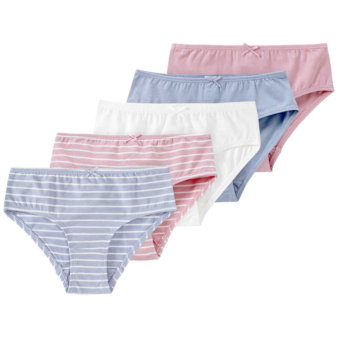 5 Mädchen Slips mit Bio-Baumwolle 5 Mädchen Slips mit Bio-Baumwolle von Yigga