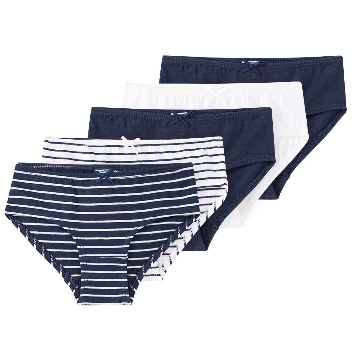 5 Mädchen Slips mit Bio-Baumwolle 5 Mädchen Slips mit Bio-Baumwolle von Yigga