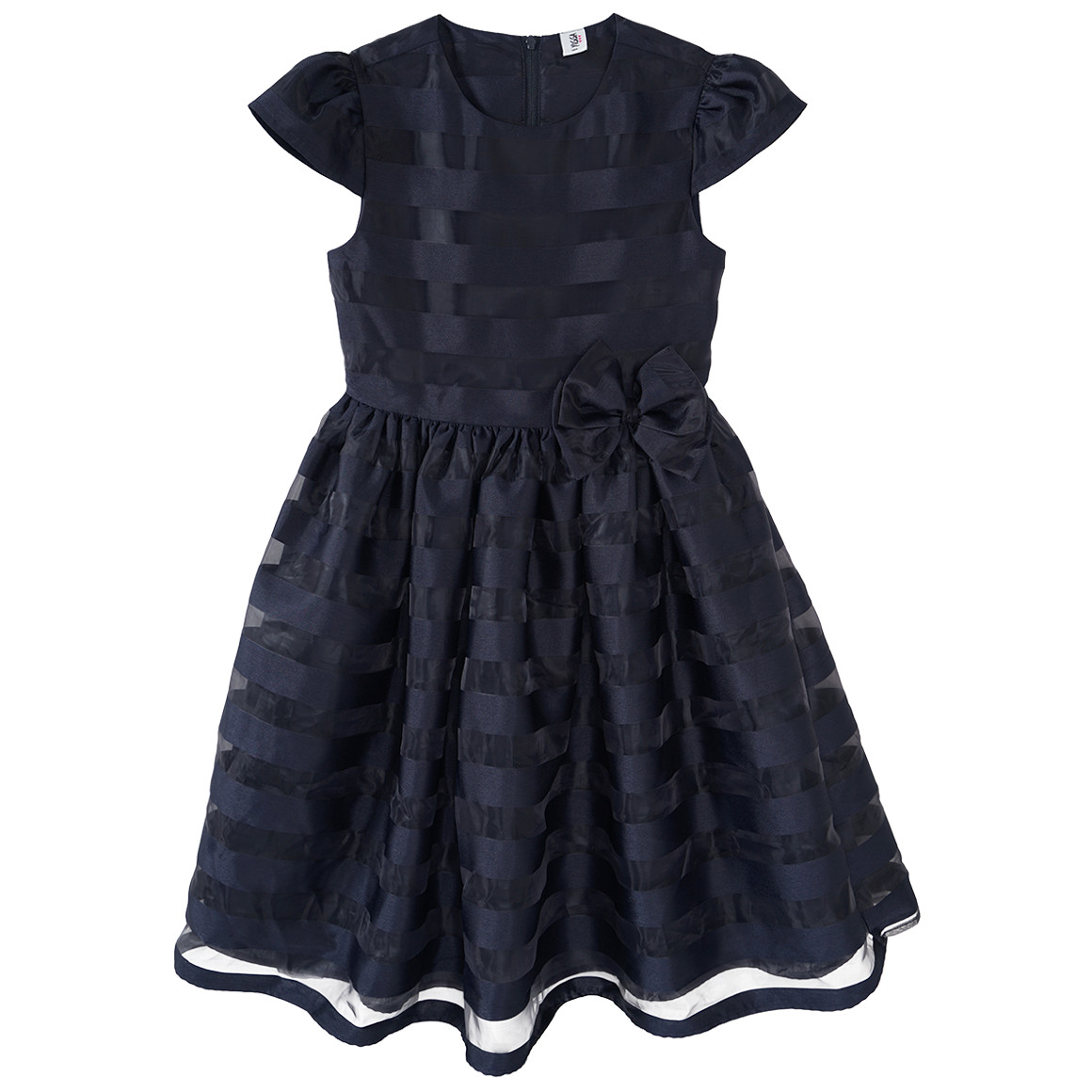 Festliches Mädchen Kleid mit Streifen von Yigga