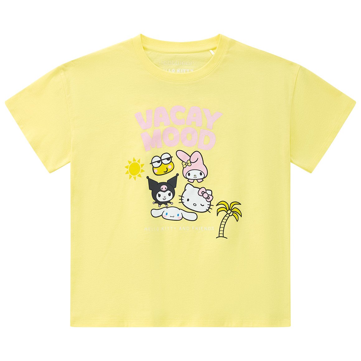 Hello Kitty T-Shirt mit Front-Print von Yigga