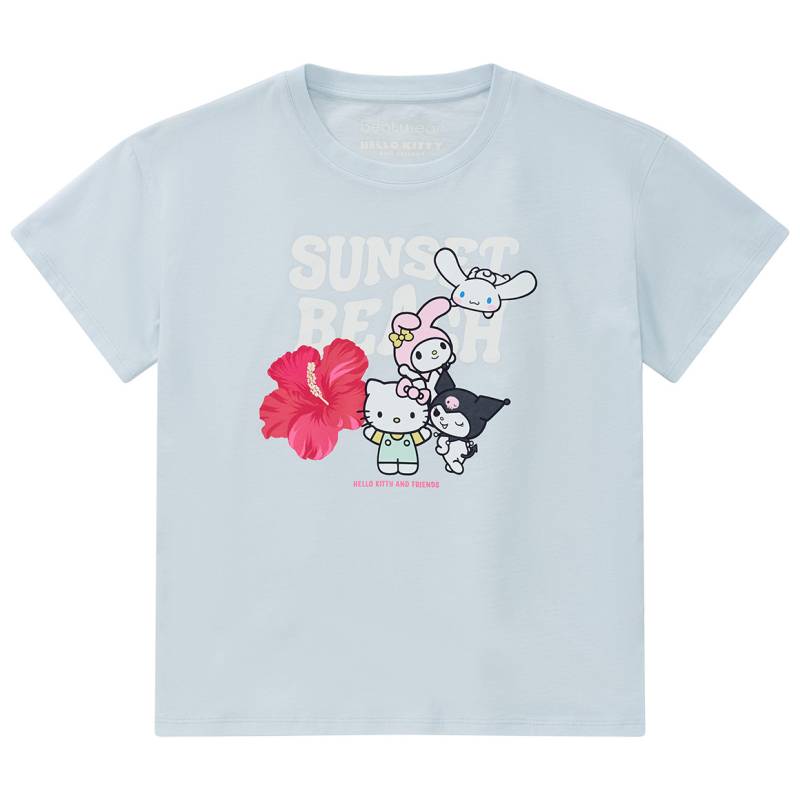 Hello Kitty T-Shirt mit Front-Print Hello Kitty T-Shirt mit Front-Print von Yigga