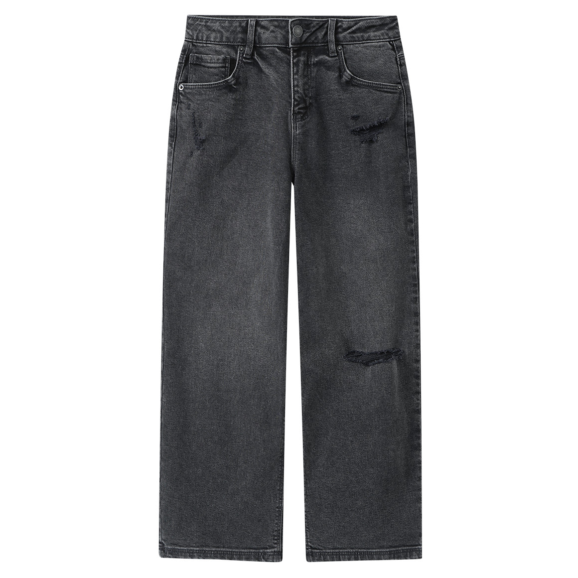 Jungen Baggy-Jeans mit verstellbarem Bund Jungen Baggy-Jeans mit verstellbarem Bund von Yigga