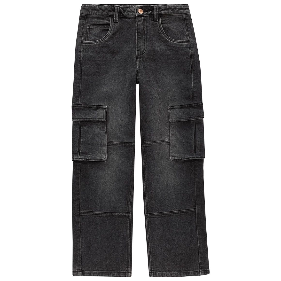 Jungen Cargo-Jeans mit geradem Bein von Yigga