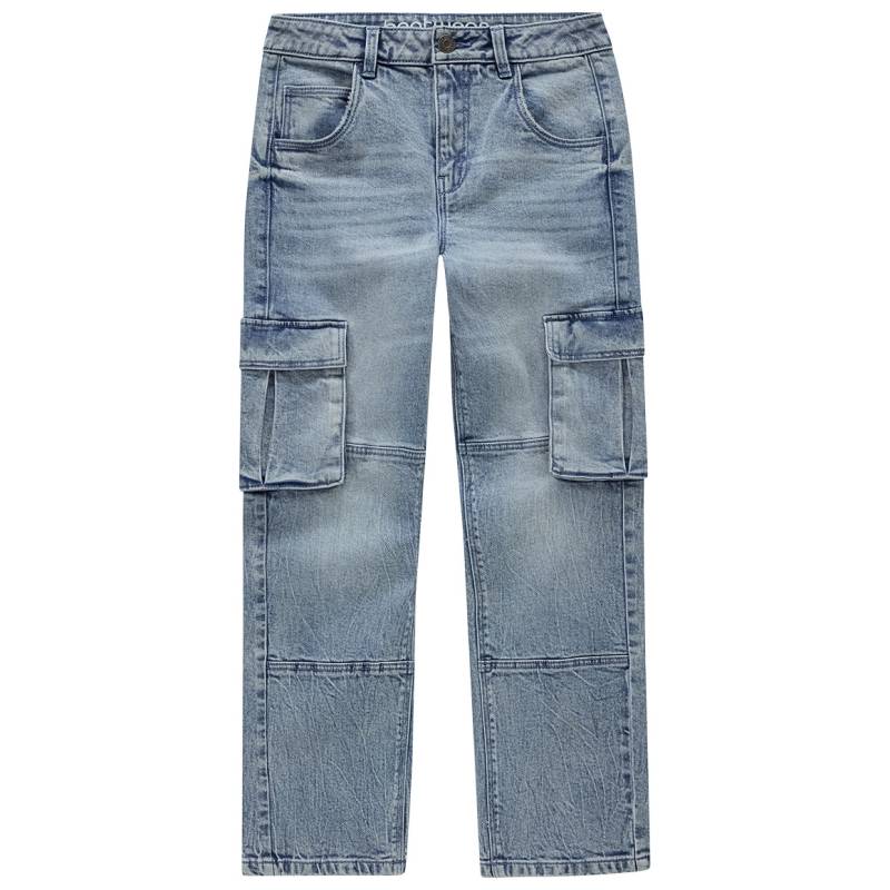 Jungen Cargo-Jeans mit geradem Bein von Yigga