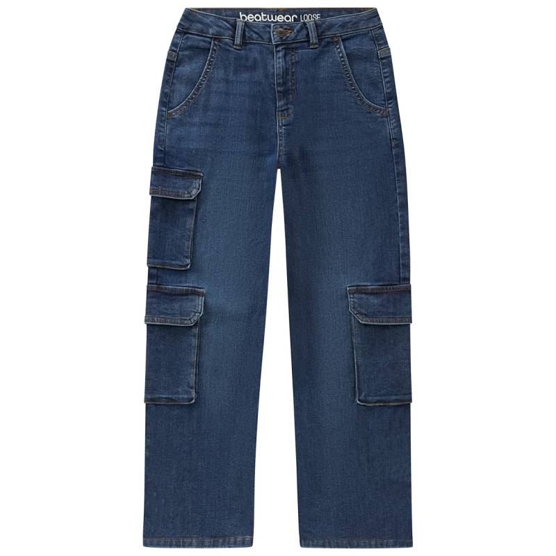 Jungen Cargo-Jeans mit verstellbarem Bund von Yigga