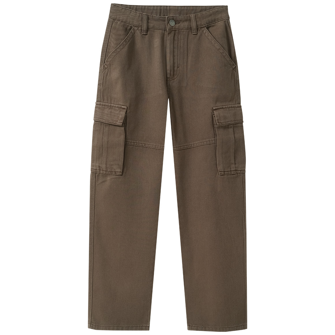 Jungen Cargohose in Unifarben von Yigga