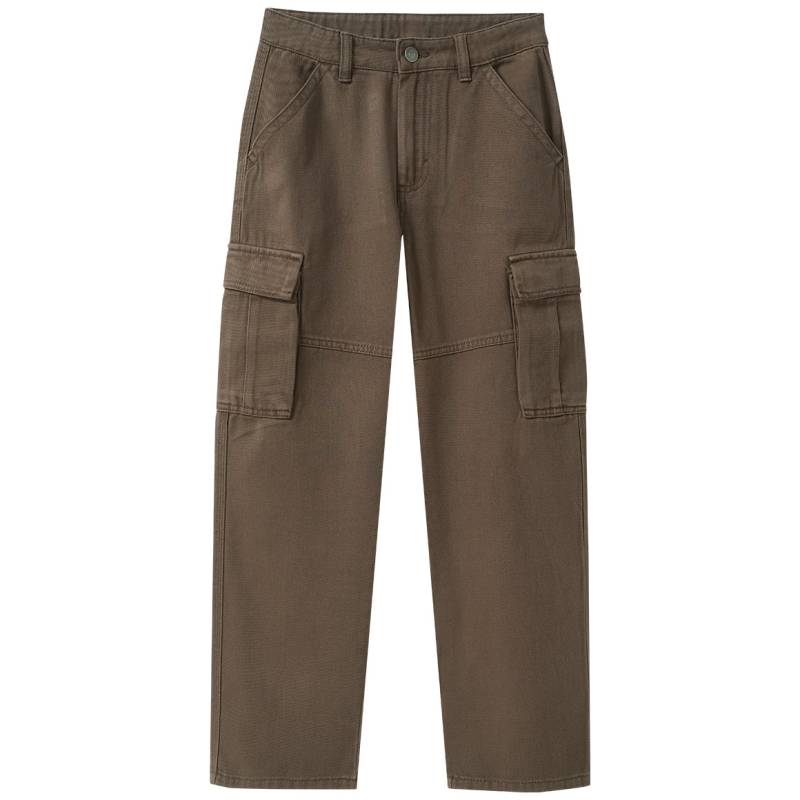 Jungen Cargohose in Unifarben von Yigga