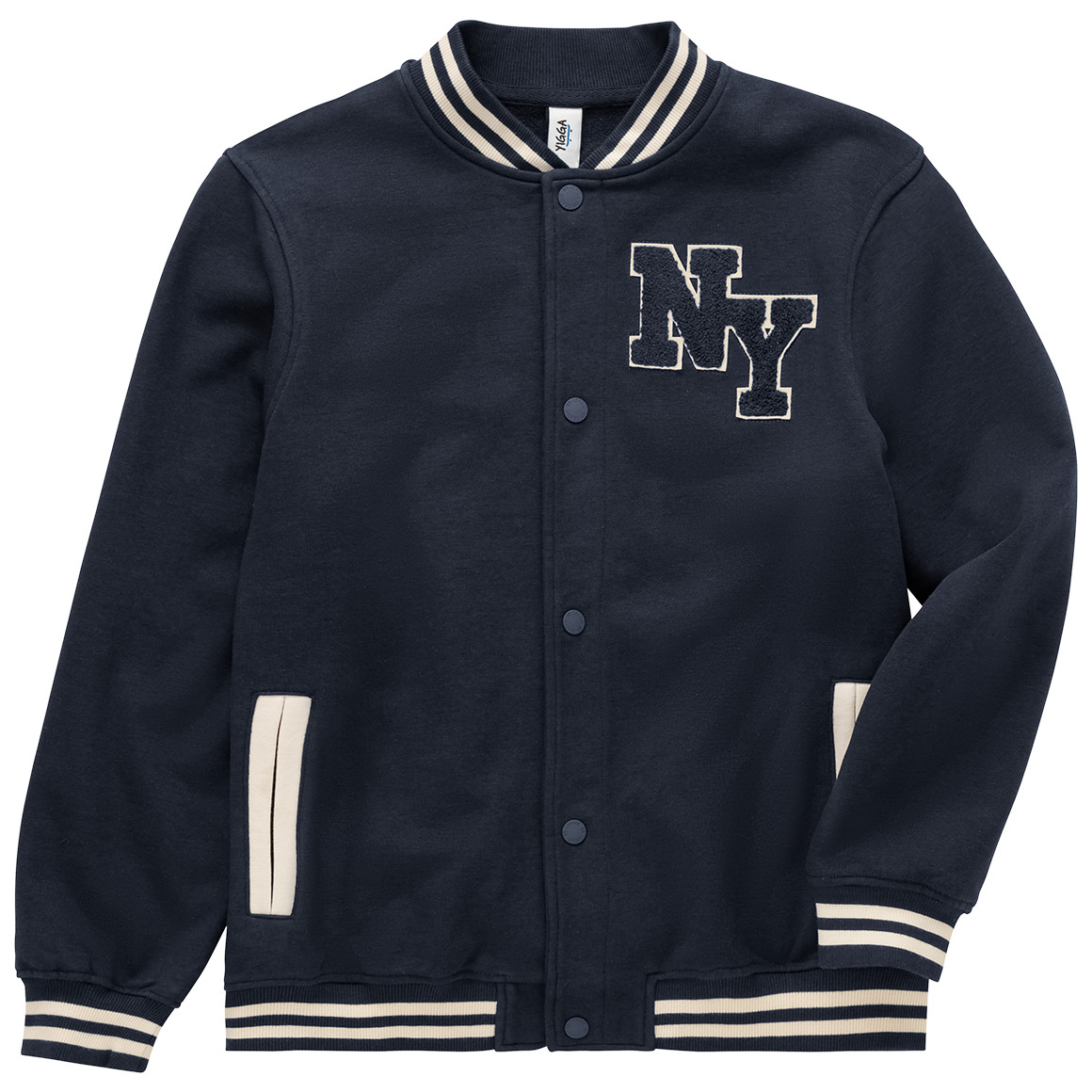 Jungen Collegejacke aus Sweat von Yigga