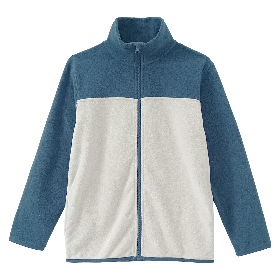 Jungen Fleecejacke mit Stehkragen von Yigga