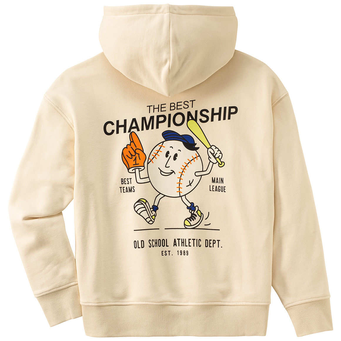 Jungen Hoodie mit Rücken-Print von Yigga